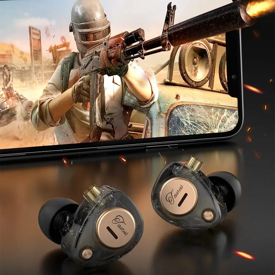 Audio Music Game - سماعات أذن سلكية KZ Taurus مع