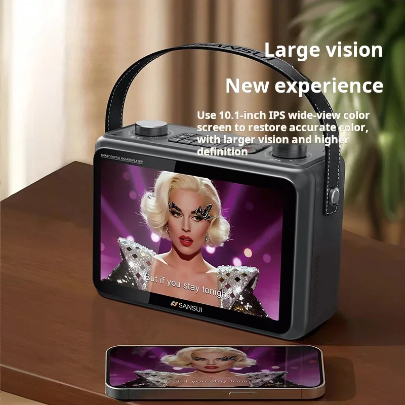SANSUI K115 شاشة LED 10.1 بوصة - مراجعة Audio Music Lyrics وسعره