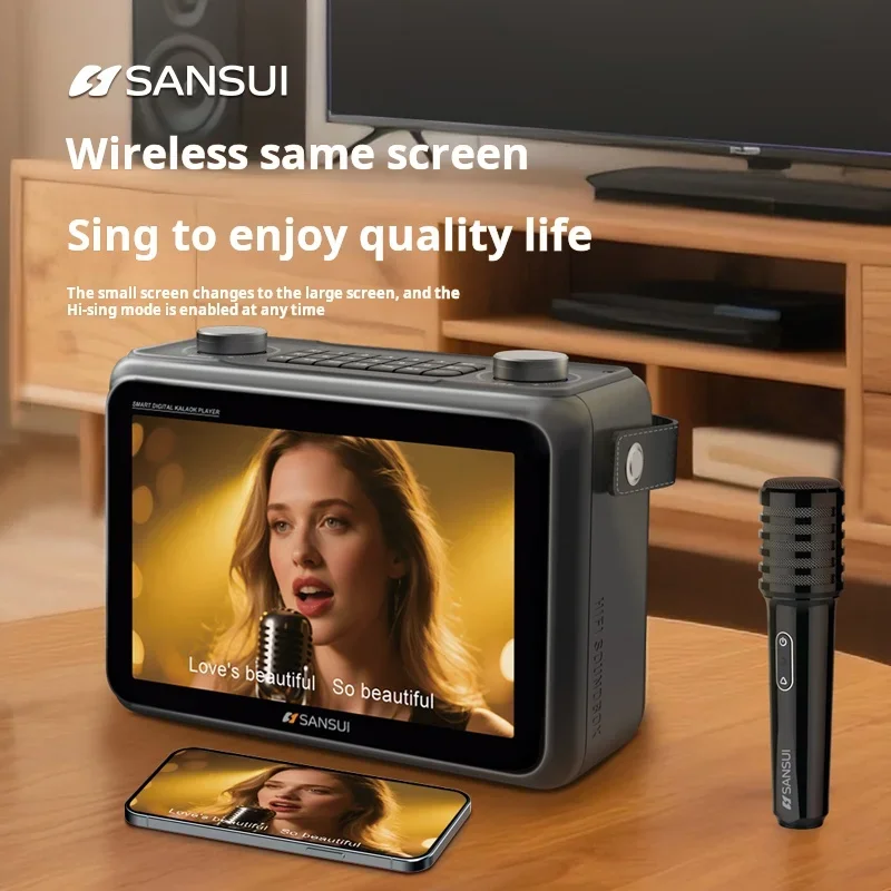 SANSUI K115 شاشة LED 10.1 بوصة - مراجعة Audio Music Lyrics وسعره
