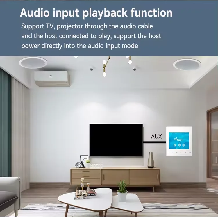 المنزل بلوتوث الجدار مكبر للصو - مراجعة Audio Music Background وسعره