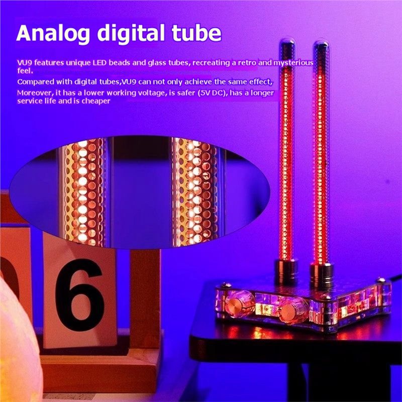 【A48T HOT】مقياس مستوى الصوت VU - مراجعة Audio Youtube Music Free وسعره