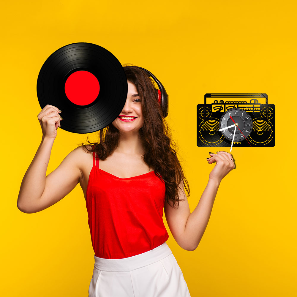 Boombox راديو الفينيل LP سجل س - مراجعة Audio And Music Separate وسعره