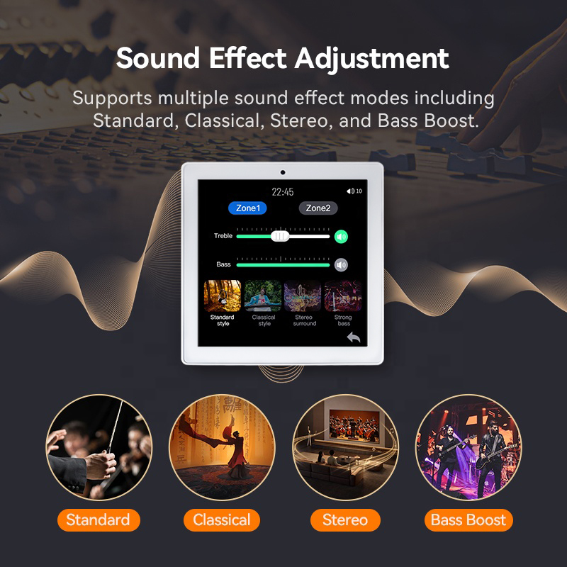 مضخم صوت حائطي منزلي 4 بوصة بم - مراجعة Audio Music Background وسعره